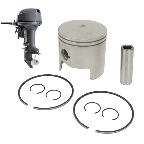 Kit de pistão do motor de popa 66T 11631 01 93 com anel para 40HP E40MH 40X, substituição direta par