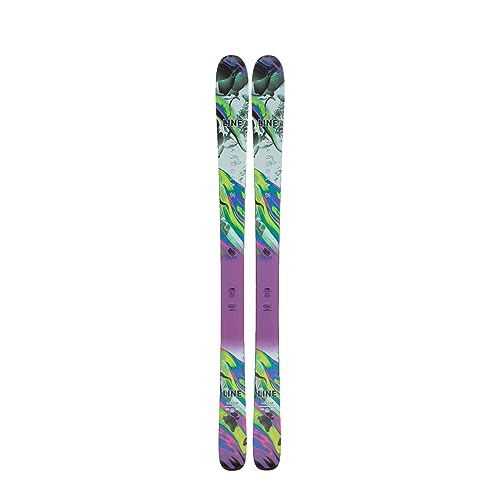 LINE Women's Pandora 94 Carbon Durable Stable Lightweight Alpine All-Mountain Freeride Snow Skis...