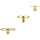 3PC-gold plain disk tops-Φ3/Φ4/Φ5mm
