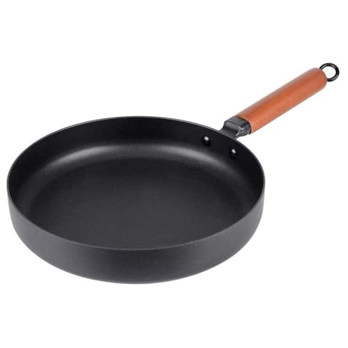 NZVZGKTNTW Sartén Grande De Hierro Fundido De 26CM Con Mango Auxiliar, Freidora De Cocina, Calidad De Chef De Restaurante,