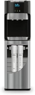 Brio 400 Series Self-Cleaning UV Bottleless Water Cooler Dispenser - with 2-Stage Water Filter and Installation Kit, Tri Temp Dispense, Child Safety Lock - UL Approved