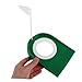 Abaodam 4pcs Golf Putting Hole Cups Flags Practice Aid for Boys and Girls Men and Women Your Putting Skills Office Backyard Games