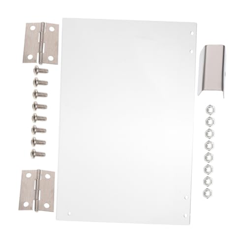 Zerodeko Door Panel for Commercial Popcorn Machine Thickened Plastic Accessory Precision Machined Protective Panel for Efficient Popcorn Making