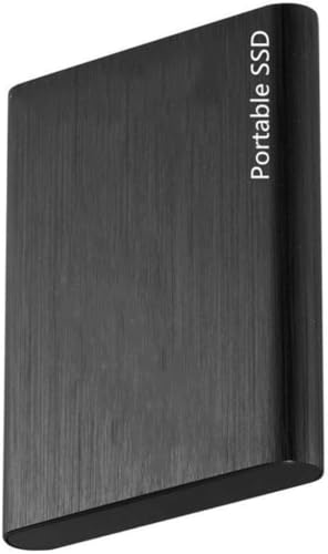 Disque Dur Externe 2To,2.5 Pouces USB 3.1, Portable étanche et Anti-Choc pour PC, Mac, TV, MacBook, Ordinateur Portable, Bureau, Windows -Noir