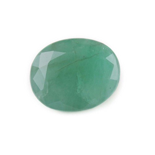 Émeraude naturelle de Zambie 3,97 ct de forme ovale pour création de bijoux