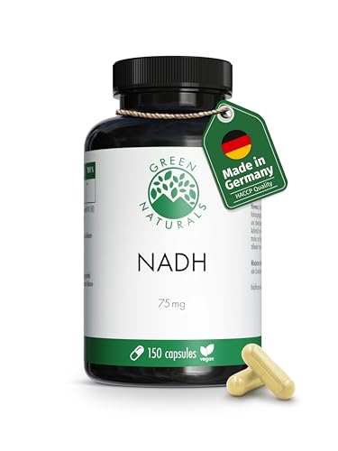 NADH 75 mg - 150 gélules hautement dosées pour 5 mois - Vegan & s...