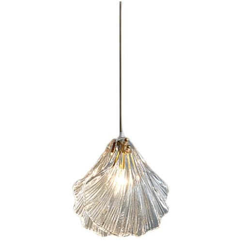 Luces colgantes de cristal modernas con diseño de concha marina para techos interiores