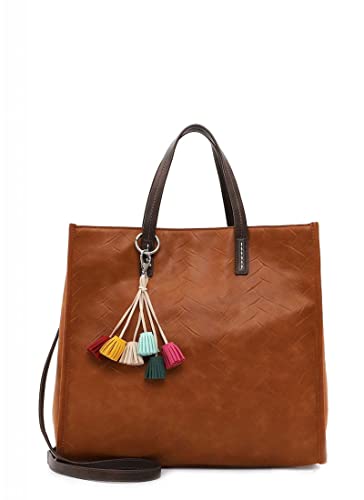 Tamaris Shopper Laureen 32080 Damen Handtaschen Uni cognac 700
