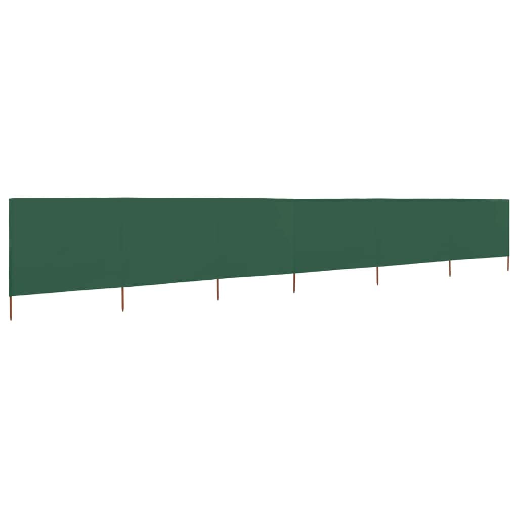 Protector de viento para acampar y terrazas paravientos exterior verde largo 8m