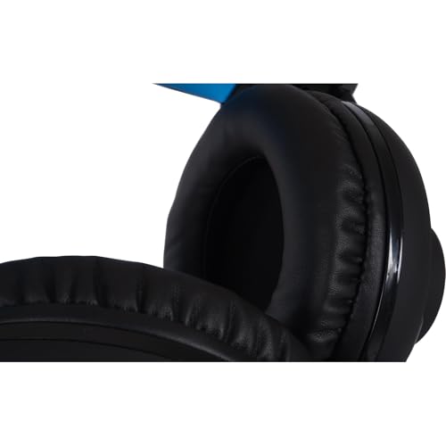 Fortrek H2 - Headset Gamer Pro Microfones e Fones de Ouvido, Preto (Leds Azul)