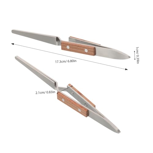 Ipetboom 2 piezas clips para arte de uñas ergonómicos miniatura 2