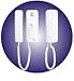 Aiphone Set - 2 Handsets, White (AT-206, AT-306), Part# AT-406