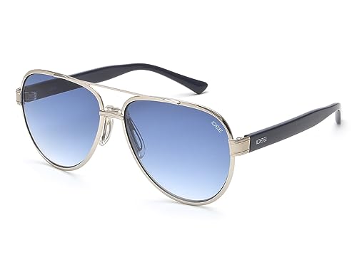 Image of IDEE Sunglasses| 100% UV Protected | Gradient | Full Rim | Pilot | Men | Large |Alloy Metal Frame | Gradient Polycarbonate Lens