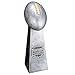 Decade Awards Personalized Fantasy Football Champion Trophy - Engraved FFL Champion Silver Tower Award - Customize Now (Silver-16)