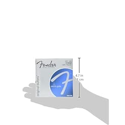 Fender 073-3150-404 Jeu de cordes d’origine Bullets – 3150LR (009/046) – Nickel pur – Extrémités de balles - Les Beatles, Paul McCartney, John Lennon, RIngo Starr, George Harrison Fender 073-3150-404 Jeu de cordes d'origine Bullets - 3150LR (009/046) - Nickel pur - Extrémités de balles – Image 2