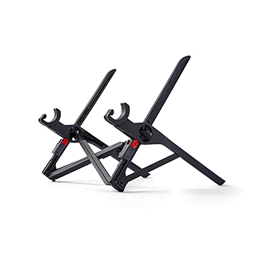 Roost V3 - Ultra Portable and Adjustable Laptop Stand - Eye‑Level Anywhere - 6.5 to 12.5 inch Screen Lift - Patented Rigid Folding Structure and Self-Adjustings Laptop Grips (for 12" to 18" laptops) - Image 5