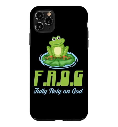 FROG �uFully Rely On God�v�N���V�b�N�N���X�`�����M��&�@�� �X�}�z�P�[�X iPhone 11 Pro Max �p