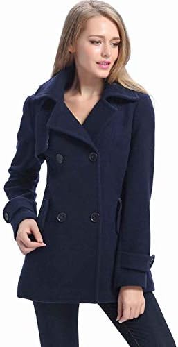BGSD Women's Piper Wool Blend Pea Coat 