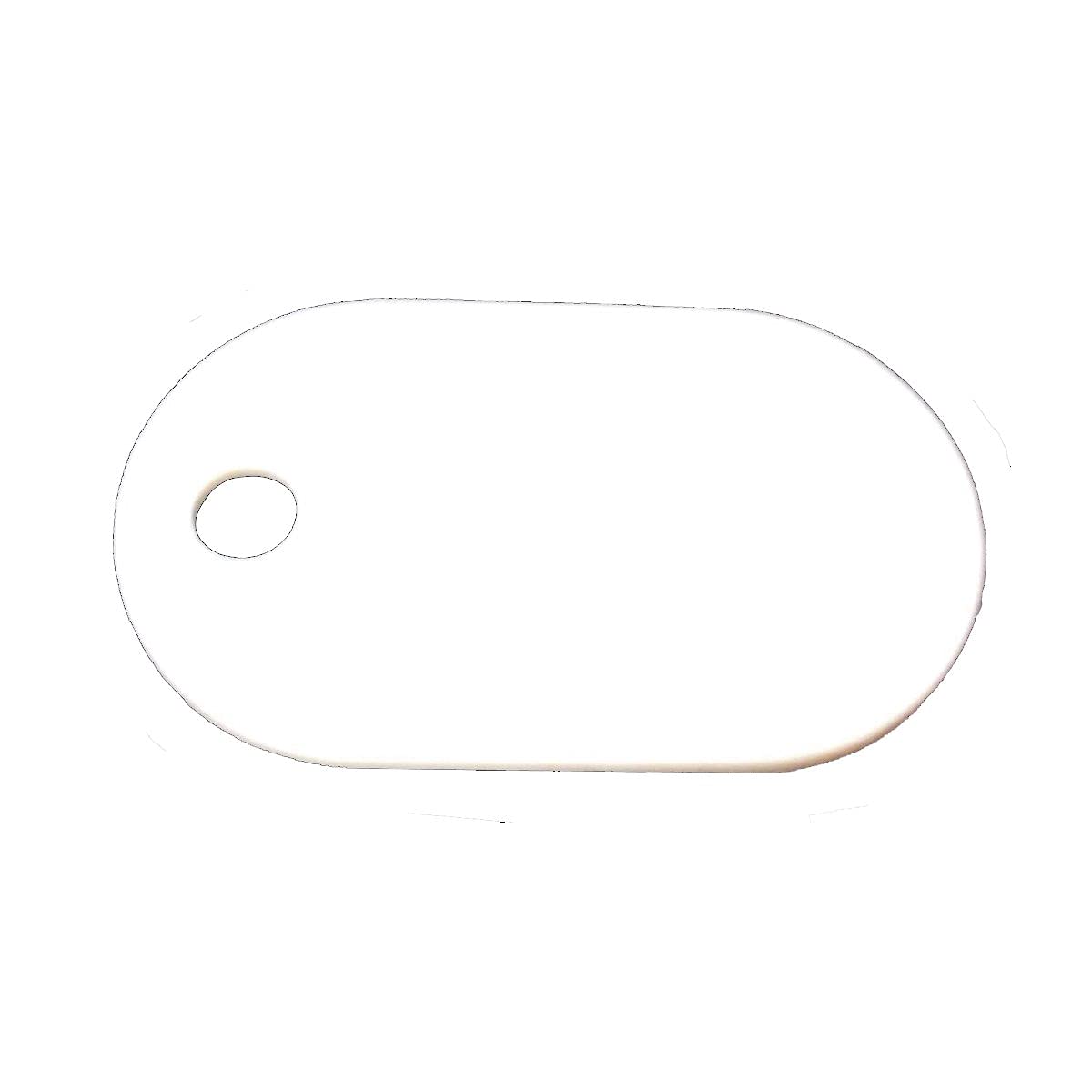 Burndy 145PTAG Nylon 94V0 Rated Plastic Tag, For Telecom, Transportation and OEM Market, White (Pack of 50)