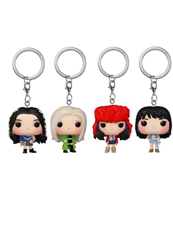 Funko Pop! Keychain: Blackpink Bundle Includes Lisa, Jennie, Jisoo and Rosé