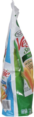 Sensible Portions Veggie Straws Multi-Pack, Sea Salt and Zesty Ranch Flavor, Gluten-Free Chips, Individual Snacks, 0.75 Ounce Bag, (Pack of 20)