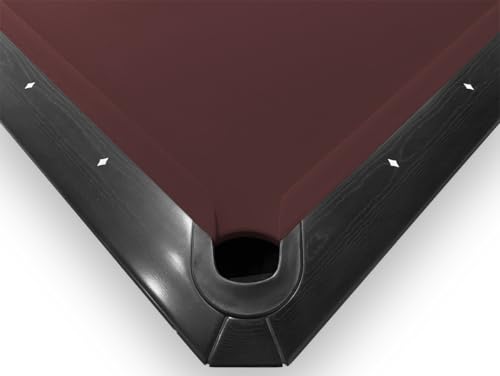 Championship Invitational Pool Table Felt, Billiard Table Cloth, Pool Table Felt Replacement kit, Billiards Table Felt Pool with 6 Precut Rail Cloth Strips, Pool Table Accessories (Multiple Color) - Image 4