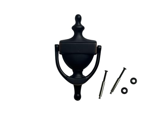 QCAA Türklopfer, massives Messing, 17,8 cm, venezianische Bronze, 1 Stück, hergestellt in Taiwan