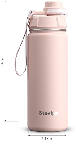 1 Hand Leak-Proof Sızdırmaz Çelik Termos 500 Ml Icy Pınk ST-222 - Görsel 7