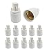E-Simpo G24d to E26/E27 Adapter, 2P CFL Light Socket Adapter,21.8mm,G24 to E26/E27, GX24d to E26/E27 Lamp Base Converter,Rohs. 2P in Cross, Need Bypass the Ballast! (10-Pack)