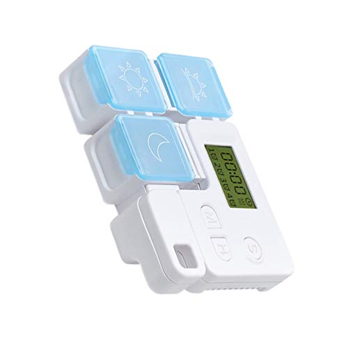 Healifty Organizador DiÃ¡rio de Comprimidos (3 Vezes por Dia) Estojo para Comprimidos Com Design Ã 
