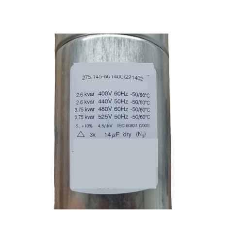 Condensateur 3 x 14UF 525V multi-tension haute pression résistant