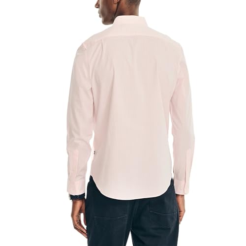 Nautica Sustainably Crafted Gingham Plaid Shirt, Pale Orchid, Large by Nautica - Image 2