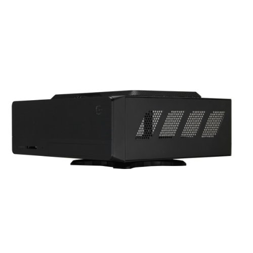 CiT MTX-007B - Case Mini-ITX 180W PSU, montaggio Vesa, colore: nero