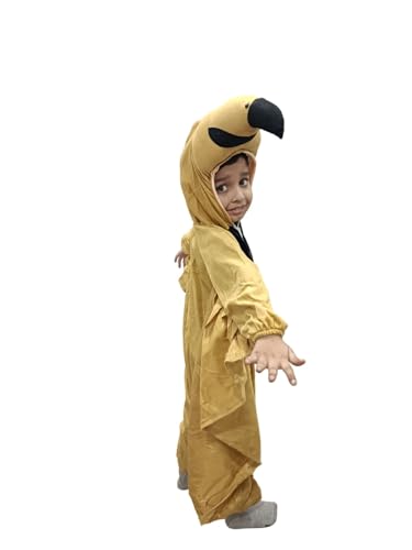 Image of BookMyCostume Sparrow Chidiya Bird Kids Fancy Dress Costume 5-6 years
