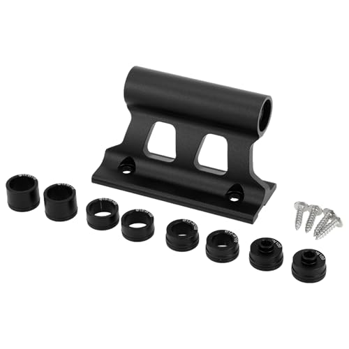 X AUTOHAUX 1 Set Universal Quick Release Bike Fork Mount Rack for 0.25 Inch (6.5mm) Thru Axle with Aluminum Alloy Anti-Corrosion Black