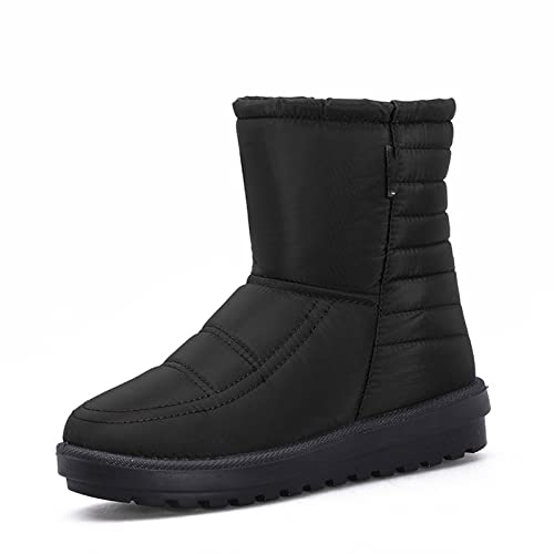 Bottines hiver anti-froid et chaussures de neige imperméables femme chaudes