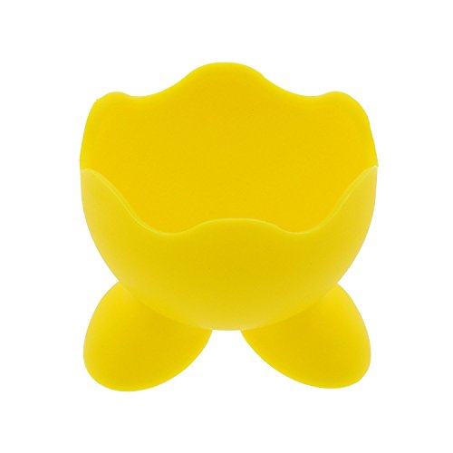 Silicone Egg Cup Holders- Set of 5 Rainbow Serving Cups -Dishwasher Safe