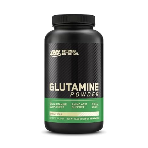 Optimum Nutrition (ON) Glutamine Powdered Supplement - 300 g (Unflavored)