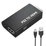Compatibilité ciblée PlayStation 2: Cet adaptateur PS2 vers HDMI est spécialement conçu pour les modèles 50000, 70000 et 80000. L’adaptateur PS2 50000 70000 80000 HDMI adaptateur ne prend pas en charge PS2 90000, PS1, PS3, PS4 ni PS2 Slim. Console modifiée ou flashée non compatible (écran noir possible).