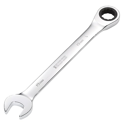 Draper 31018 Metric Ratcheting Combination Spanner, 19 mm Size