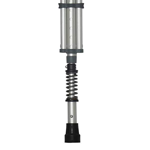 Muletas Plegables para Adultos con Resorte Amortiguador, cómoda muleta médica con Doble Amortiguador, Altura Ajustable, aleación de Aluminio Keep it in Mind