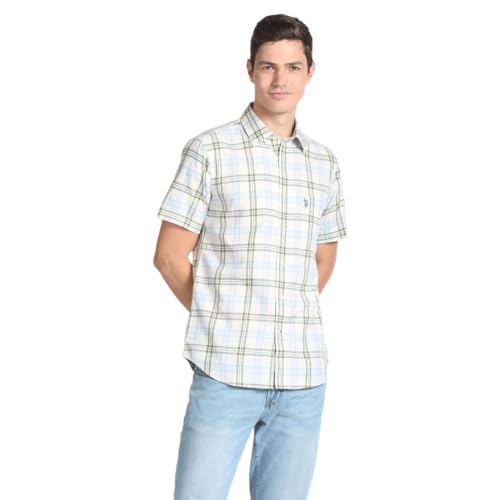 Image of U.S. POLO ASSN. Men's Cotton Regular Fit Shirt