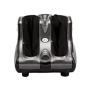 Amazon Basics Electric Device for Leg & Foot Massage, White & Gray