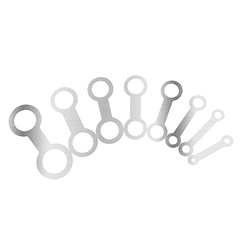 VANZACK 1 Set Sax Cushion Replacement for Alto Saxophone Durable Steel Pads with Felt Backing Portable Repair Tool for Alto Sax Maintenance and Key Protection Silver