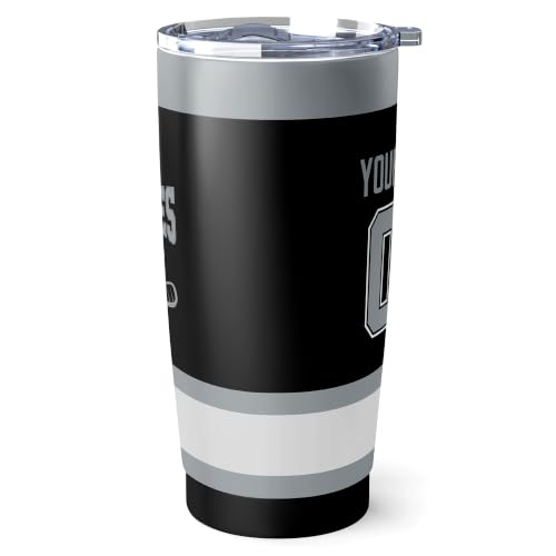 Image of ANTKING Los Angeles Tumbler 20oz Custom Name Number Travel Mug Gifts | Stainless Steel Insulated Coffee Cup for Men Women