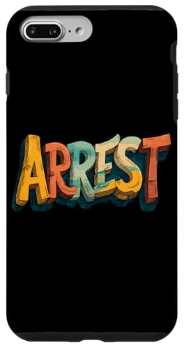 Carcasa para iPhone 7 Plus/8 Plus Impresionante Emblema de arresto para un Aspecto Genial