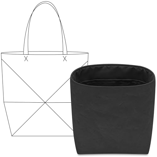 FANJI Project Bolsa organizadora para bolsa LOEWE dobrável, bolsa M, ajuste personalizado, preto, fosco, leve, resistente à água, com acessórios para porta-copos