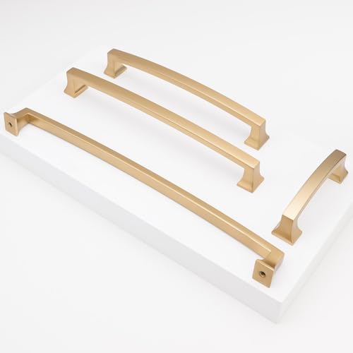COTYKILEY 10 Pack 6.3 Inch(160mm) Champagne Bronze Cabinet Handles Gold Kitchen Cabinet Pulls Cabinet Door Handles Kitchen Cabinet Hardware by COTYKILEY - Image 5