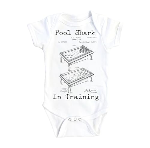 Pool Table Billiards - Baby Boy Girl Clothes Infant Bodysuit Funny Cute Newborn