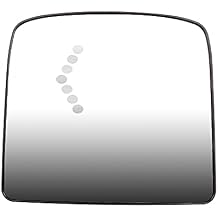 OCPTY Truck Hood Mirror Replacement Fit 2008-2019 For Volvo Vnl 670 780 2008-2013 Vnm 630 300 Side Hood Mirror Heated Led Turn Signal Left Side Truck Smaller Mirror
